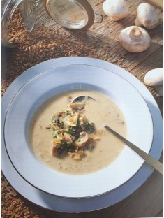 Grünkern-Chamignon Suppe